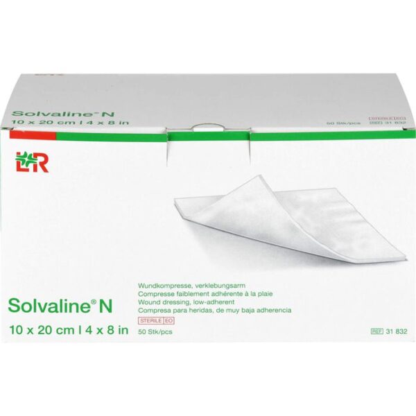 SOLVALINE N Kompressen 10x20 cm steril 50 St.