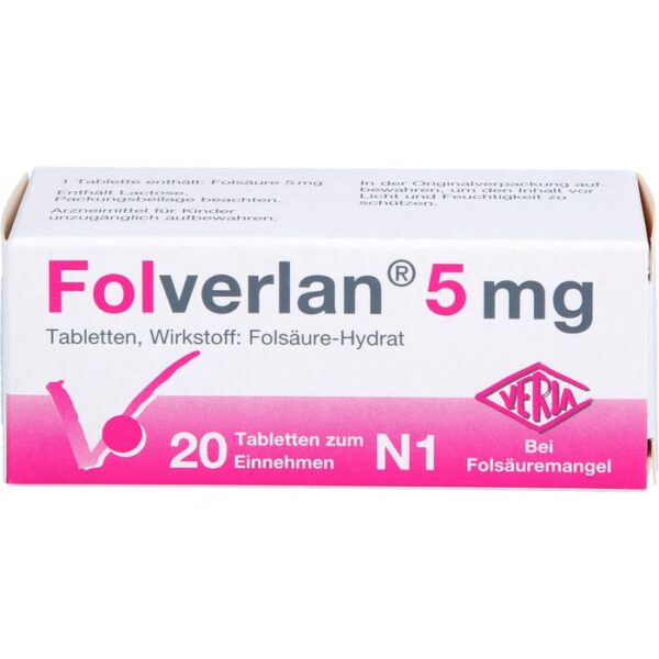 FOLVERLAN 5 mg Tabletten 20 St.