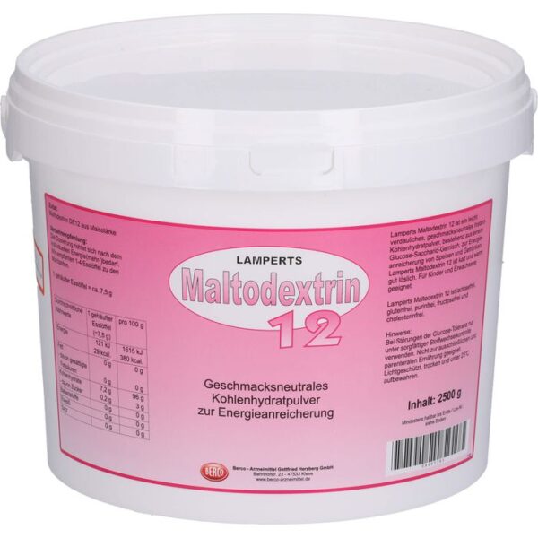 MALTODEXTRIN 12 Lamperts Pulver 2500 g