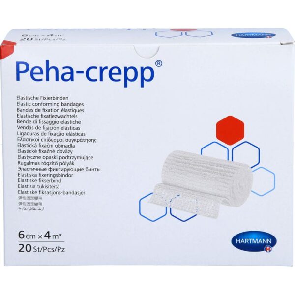 PEHA CREPP Fixierbinde 6 cmx4 m 20 St.