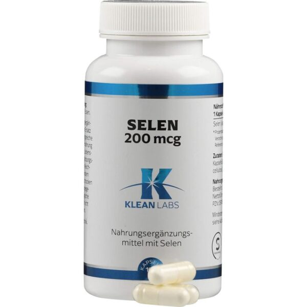 SELEN 200 µg KLEAN LABS Kapseln 100 St.