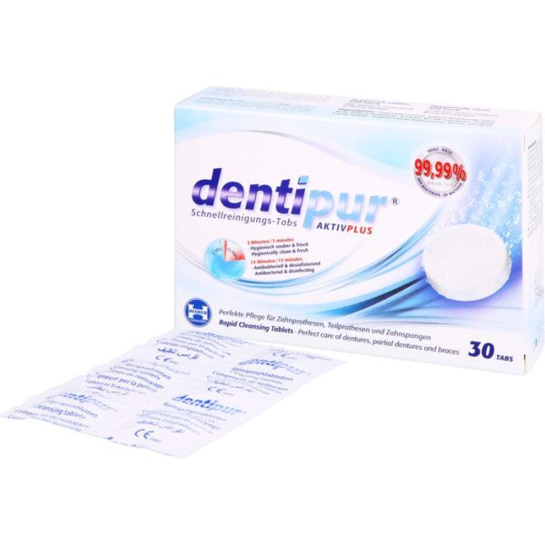 DENTIPUR Schnellreinigungs-Tabletten 30 St.