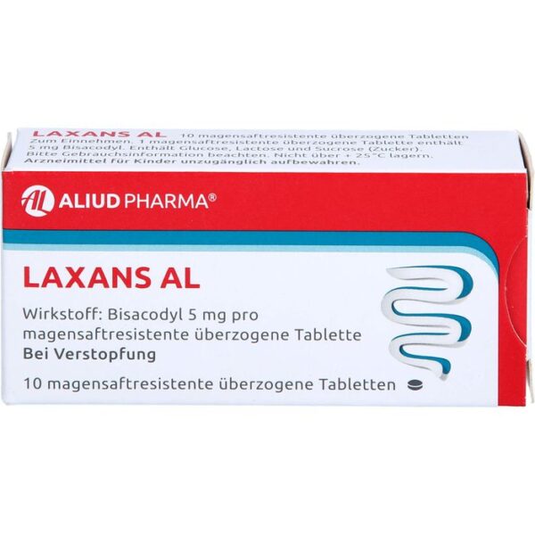 LAXANS AL magensaftresistente überzogene Tabletten 10 St.