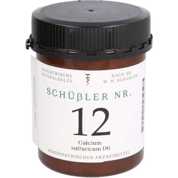 SCHÜSSLER NR.12 Calcium sulfuricum D 6 Tabletten 1000 St.