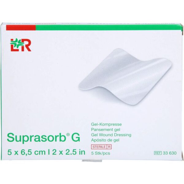 SUPRASORB G Gelkompresse 5x6,5 cm 5 St.