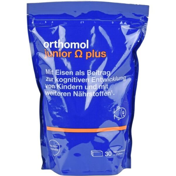 ORTHOMOL Junior Omega plus Kaudragees 90 St.