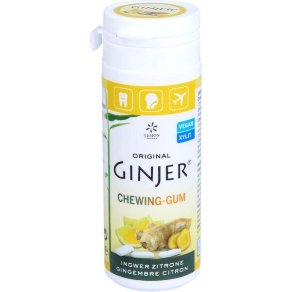 INGWER GINJER Kaugummi Zitrone 30 g