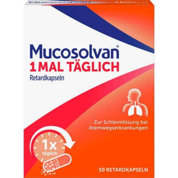 MUCOSOLVAN 1mal täglich Retardkapseln 50 St.