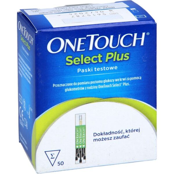 ONE TOUCH Select Plus Blutzucker Teststreifen 50 St.