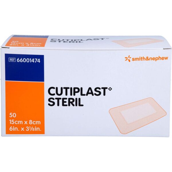 CUTIPLAST steril Wundverband 8x15 cm 50 St.