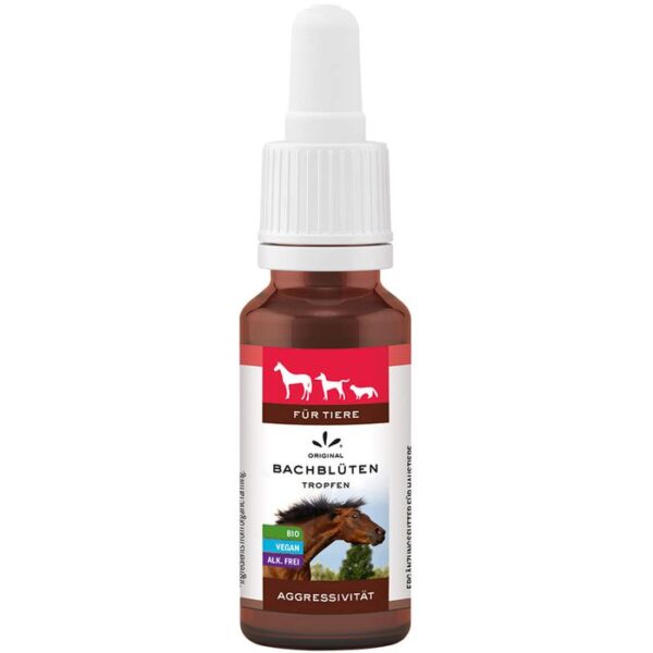 BACHBLÜTEN Tiere Tropfen Aggressivität 20 ml