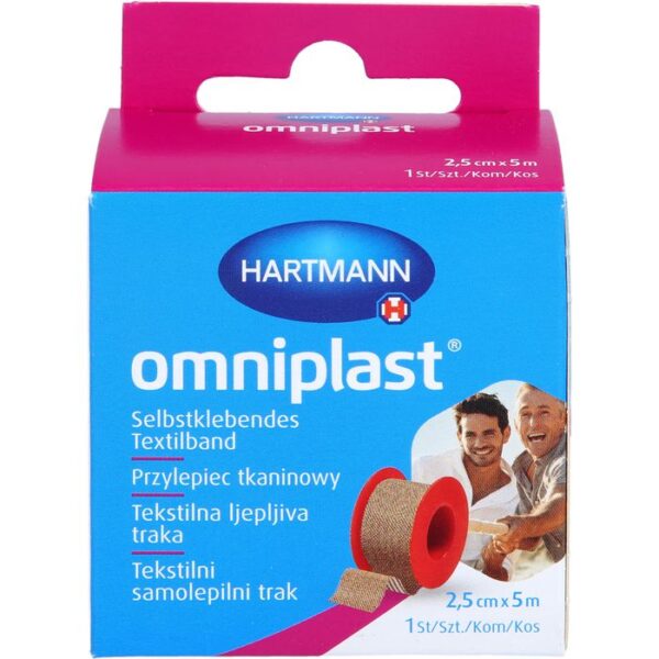 OMNIPLAST Fixierpflaster Textilgew.2,5 cmx5 m OTC 1 St.