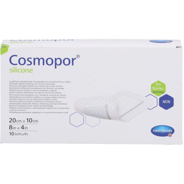 COSMOPOR silicone Wundverband 10x20 cm 10 St.