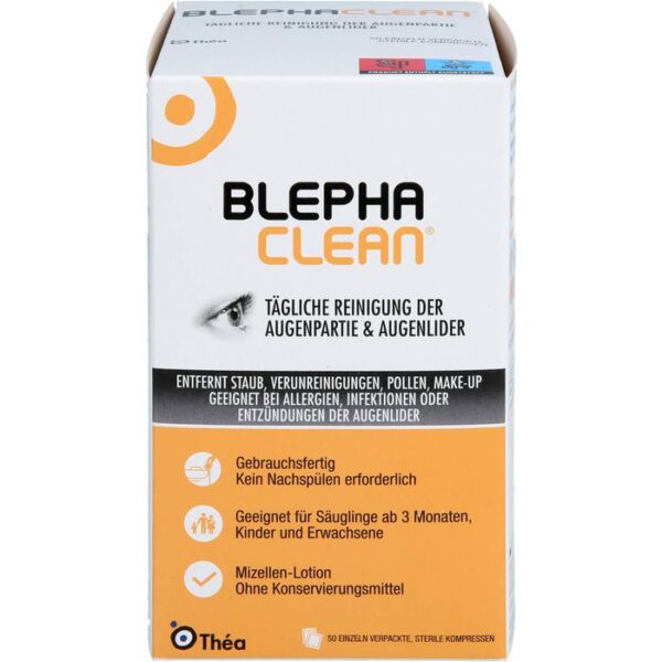 BLEPHACLEAN Kompressen sterile 50 St.