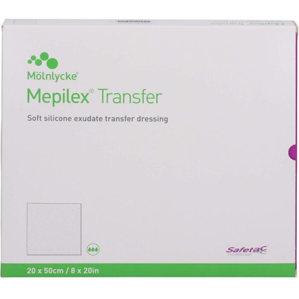 MEPILEX Transfer Schaumverband 20x50 cm steril 4 St.