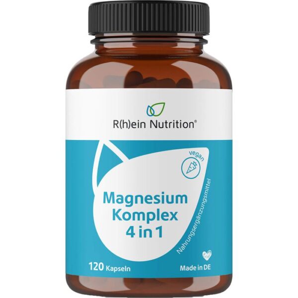 MAGNESIUM KOMPLEX 4in1 hochdosiert vegan Kapseln 120 St.