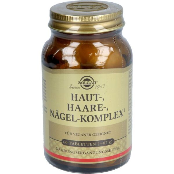 SOLGAR Haut Haare Nägel Komplex Tabletten 60 St.