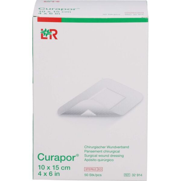 CURAPOR Wundverband steril chirurgisch 10x15 cm 50 St.