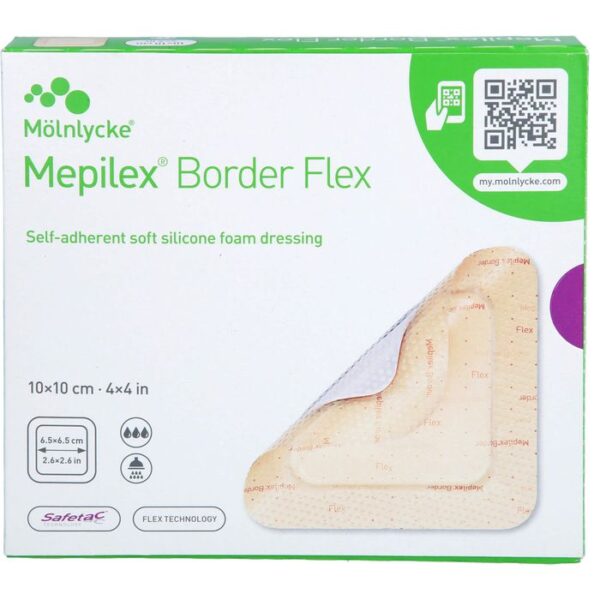 MEPILEX Border Flex Schaumverb.haft.10x10 cm 5 St.