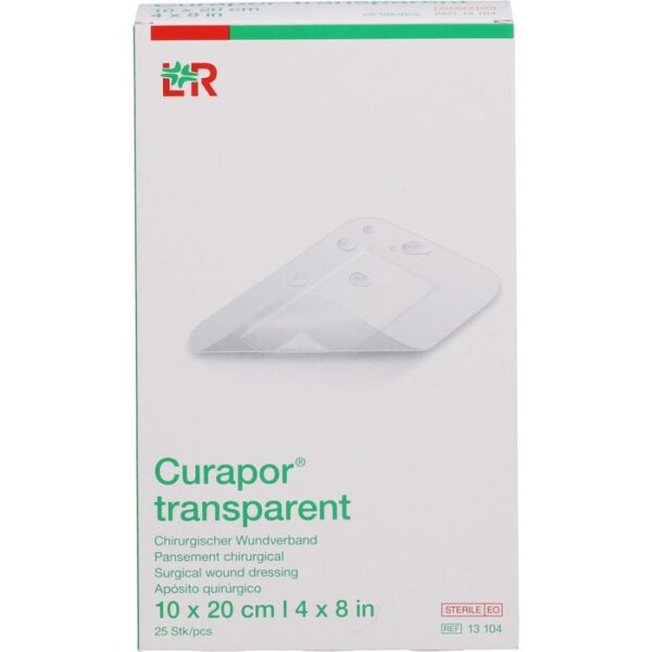 CURAPOR Wundverband steril transparent 10x20 cm 25 St.