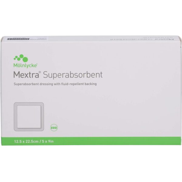 MEXTRA Superabsorbent Verband 12,5x22,5 cm 10 St.