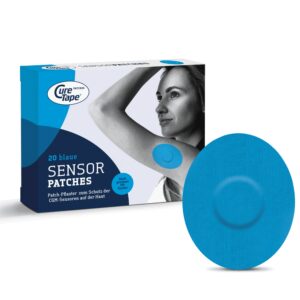 Diabetes-Sensor Fixierpflaster - CureTape® Sensor Patches Blau