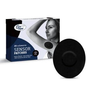 Diabetes-Sensor Fixierpflaster - CureTape® Sensor Patches schwarz