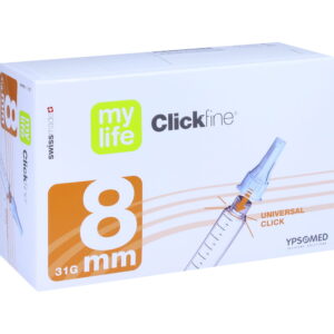 MYLIFE Clickfine Pen-Nadeln 8 mm 100 St Kanüle