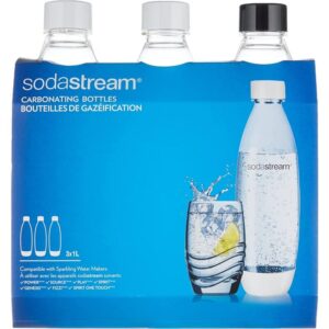 SodaStream Fuse 3x 1L Flaschen black / white