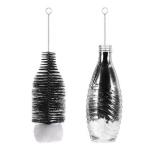 kwmobile Reinigungsbürste Bürste für SodaStream Crystal 2.0 DUO Terra, (1-tlg), Spülbürste für Flaschen Vasen Gefäße Flaschenbürste für Wassersprudler