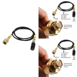 makers with filter co2 tank adapter soda high pressure hose kit accessories for sodastream for home office 1.5m