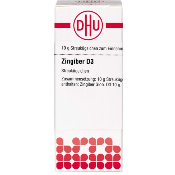 ZINGIBER D 3 Globuli 10 g