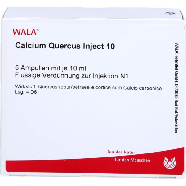 CALCIUM QUERCUS Inject 10 Ampullen 50 ml