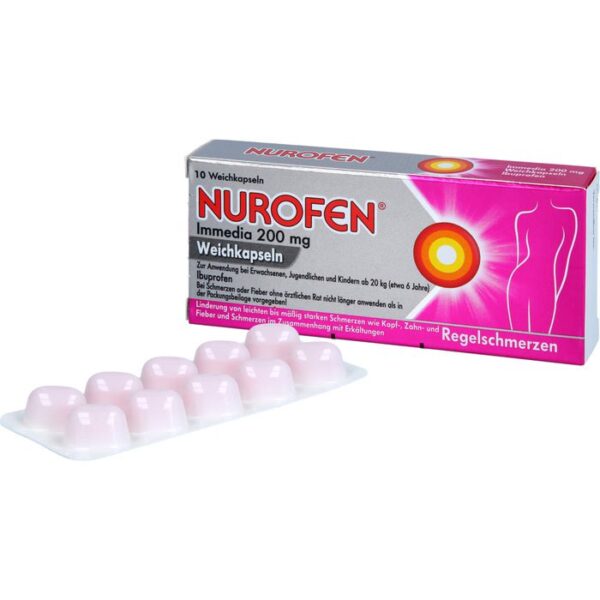 NUROFEN Immedia 200 mg Weichkapseln 10 St.