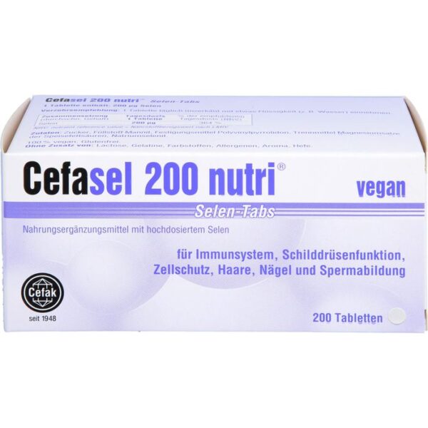 CEFASEL 200 nutri Selen-Tabs 200 St.