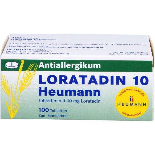 LORATADIN 10 Heumann Tabletten 100 St.