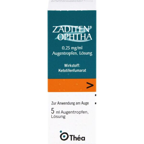 ZADITEN ophtha 0,25 mg/ml Augentropfen 5 ml