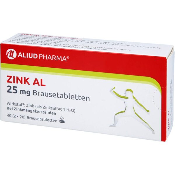 ZINK AL 25 mg Brausetabletten 40 St.