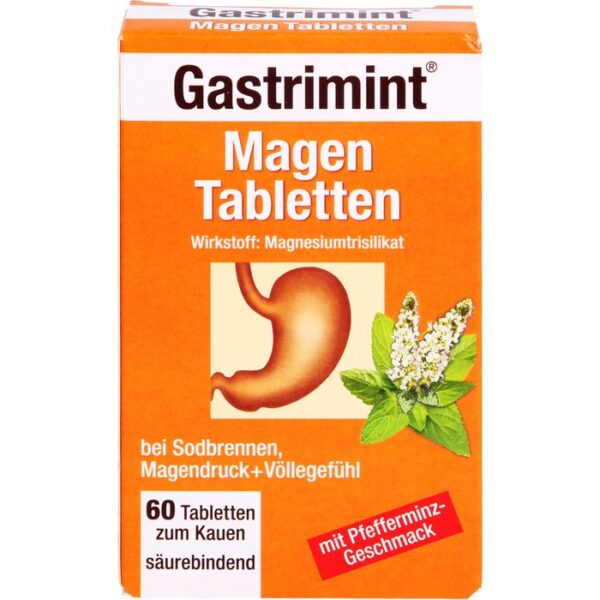 BAD HEILBRUNNER Gastrimint Magen Tabletten 60 St.