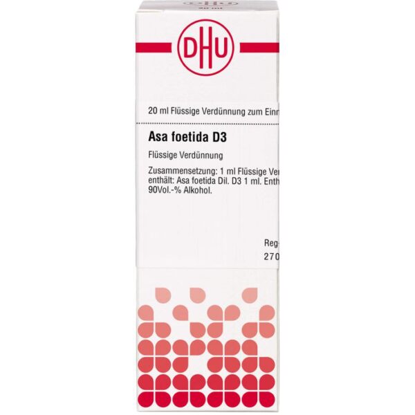 ASA FOETIDA D 3 Dilution 20 ml