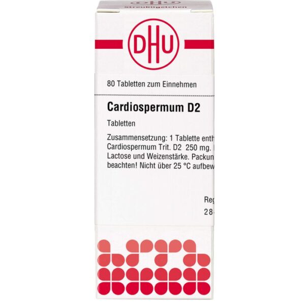 CARDIOSPERMUM D 2 Tabletten 80 St.