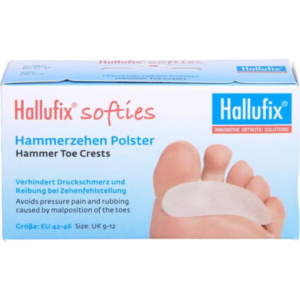 HALLUFIX softies Hammerzehenpolster Gr.L 42-46 2 St.