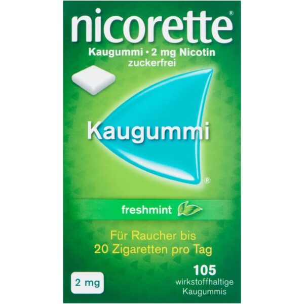 NICORETTE Kaugummi 2 mg freshmint 105 St.