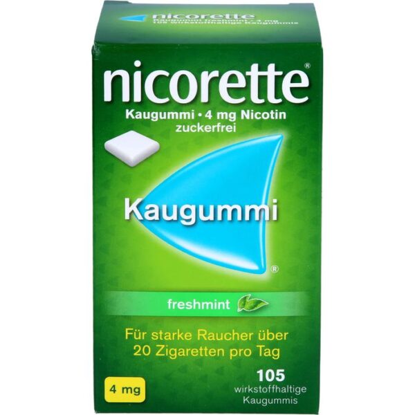 NICORETTE Kaugummi 4 mg freshmint 105 St.