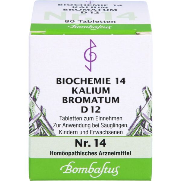 BIOCHEMIE 14 Kalium bromatum D 12 Tabletten 80 St.