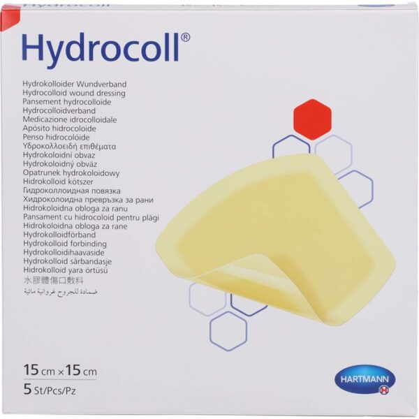 HYDROCOLL Wundverband 15x15 cm 5 St.