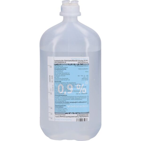 ISOTONISCHE NaCl 0,9% DELTAMEDICA Inf.-Lsg.Plastik 10000 ml