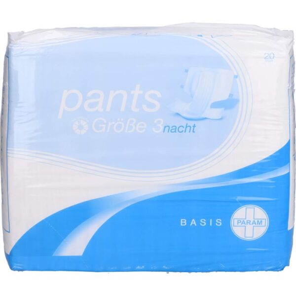 PARAM Pants Basis Nacht Gr.3 20 St.