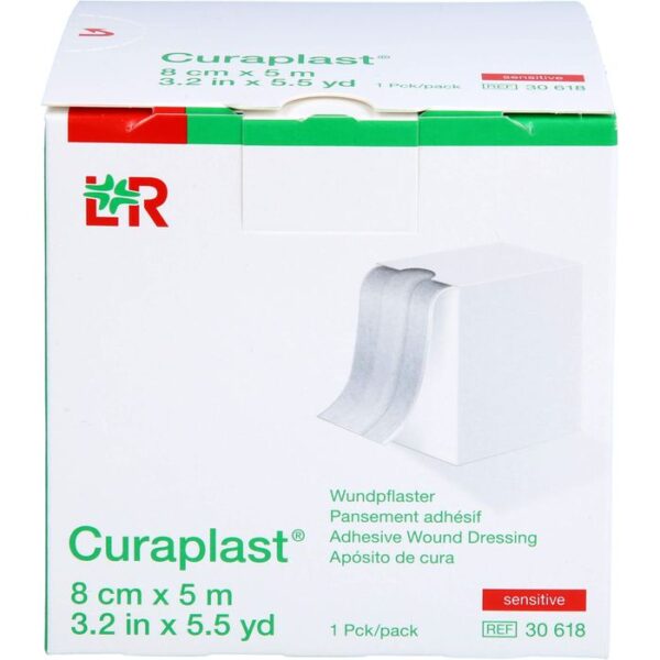 CURAPLAST Wundschnellverb.sensitiv 8 cmx5 m 1 St.