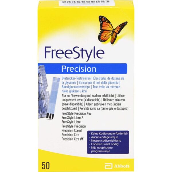 FREESTYLE Precision Blutzucker Teststreifen 50 St.